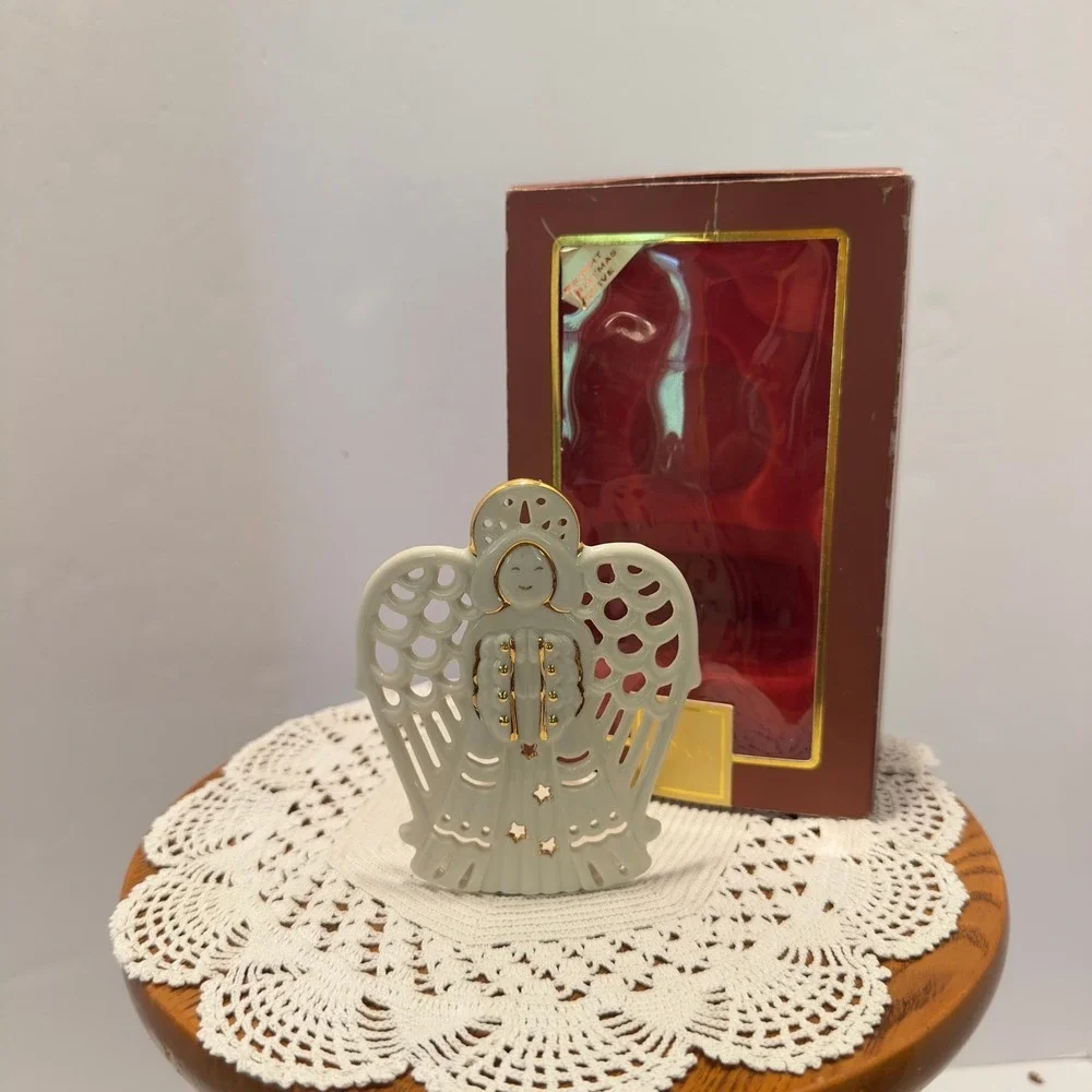 Lenox Angel tea light candle holder